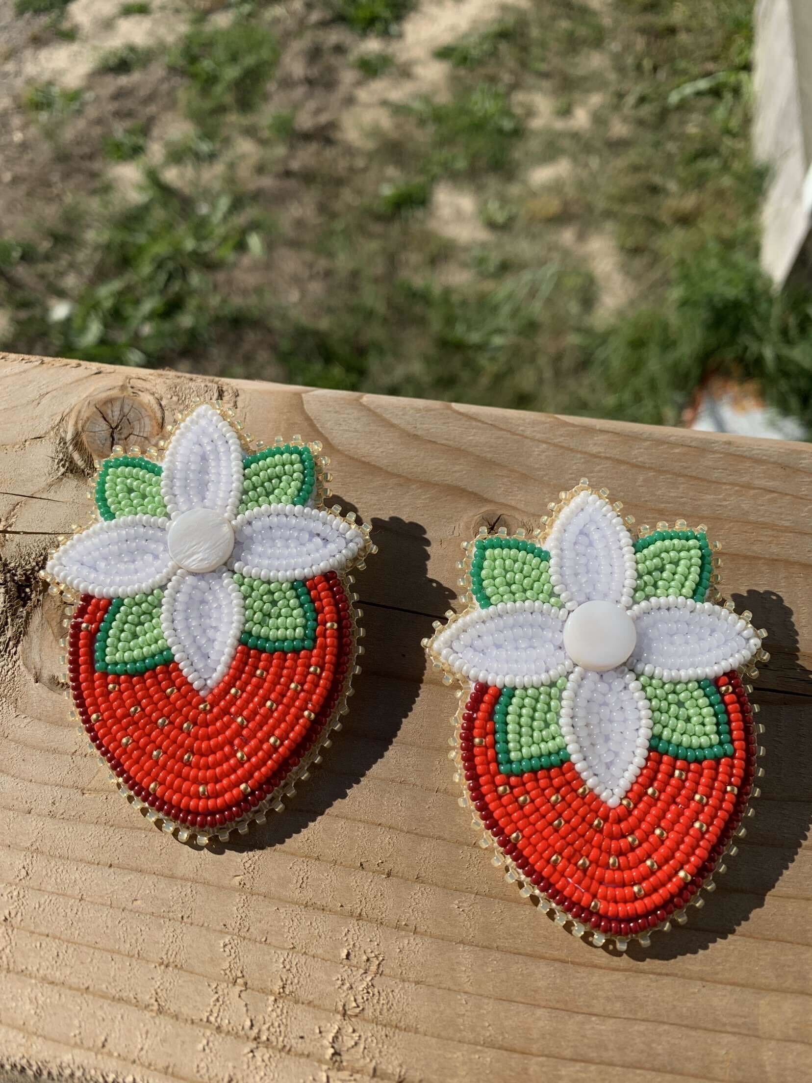 Beaded Strawberrys